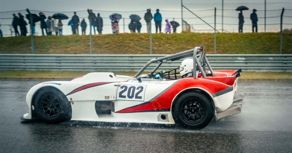 Løb i regnvejret på Sturup Raceway, foto: Instagram.com/jesperbjarkeandersen